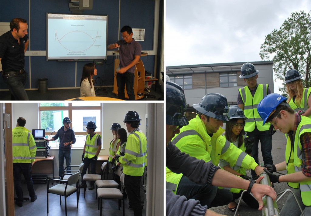 The students were tasked with seismic theory and practical acquisition and dataprocessing methods.